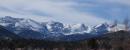 Rocky Mountains seen from Estes Park, CO